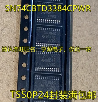 5pcs оригинален нов SN74CBTD3384CPWR TSSOP-24 екран отпечатан CC384C мултиплексор чип