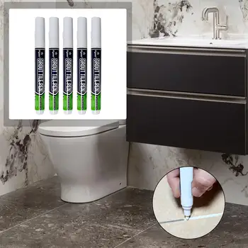5x Бял маркер за баня Ремонт на покритие Подновяване