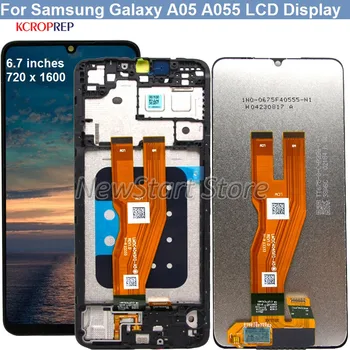 6.7'' За Samsung Galaxy A05 LCD дисплей сензорен панел екран дигитайзер за Samsung A055 LCD A055F A055M дисплей замяна