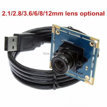 640X480 VGA usb уеб камера OV7725 CMOS сензор 3.6mm обектив CCTTV UVC1.1 микро мин USB камера модул 38 * 38mm размер