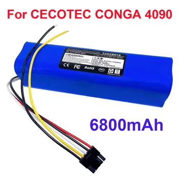 6800mAh Батерия за CECOTEC CONGA 4090 Аксесоари за прахосмукачки Резервни части