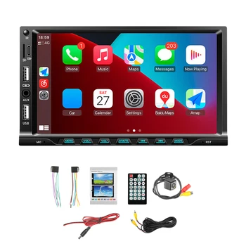 7 инчов автомобил радио стерео mirrorlink Apple Carplay Android авто мултимедиен плейър USB TF кола MP5 плейър FM приемник HD сензорен екран