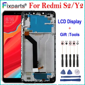AAA качество LCD за Xiaomi Redmi S2 LCD дисплей дигитайзер сензорен екран събрание рамка Redmi Y2 S2 глобална версия LCD екран