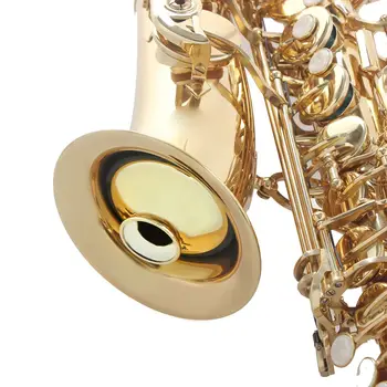 Alto саксофон ням лек ABS саксофон шумозаглушител дървени духови инструмент аксесоар злато