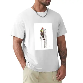Arborist Tree Surgeon подарък подарък резачка тениска пот възвишени мъжки високи тениски