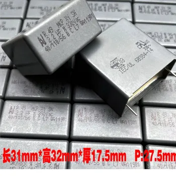 Av Mkp 2.2uf 225 2u2 330v 1000v X1 предпазен габарит тънък филм кондензатор