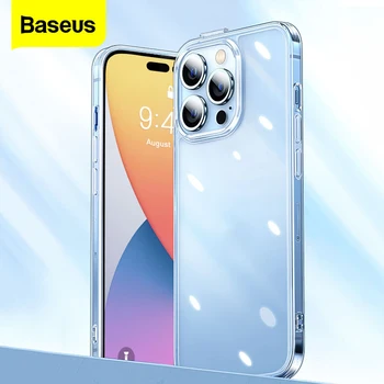 Baseus калъф за телефон за iPhone 14 Pro Max Прозрачен удароустойчив защитен калъф за iPhone 14 Plus Soft TPU силиконов капак 2022