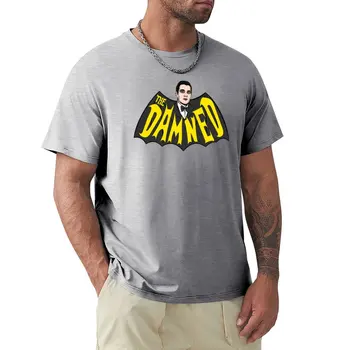 Bat-Dave T-Shirt реколта дрехи момчета бели мъжки графични тениски хип-хоп