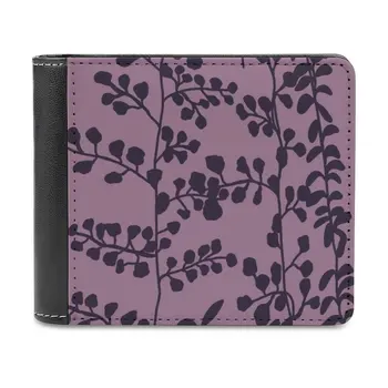 Bella'S Purple Bed Spread Print Мъжки портфейл модел Кожа Мъжки къс портфейл Multi-Card Wallet Мода Портмоне Twilight