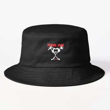 Black Pearl Jam Rocks Bucket Hat Bucket Hat Hip Hop Fashion Casual Sun Summer Women Outdoor Spring
 Черни момчета мъжки спортни шапки