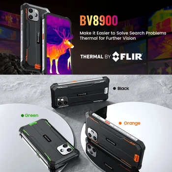 Blackview BV8900 IP68 / IP69 Здрава термовизионна камера 8GB + 256GB 6.5