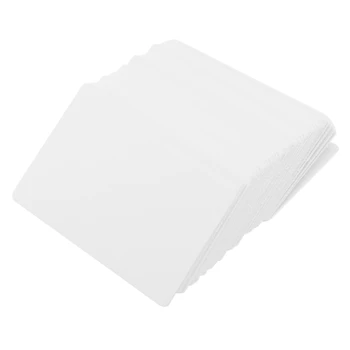 Blank White Cardboard Paper Message Card Визитки Word Card DIY Tag Gift Card About 100Pcs (White)