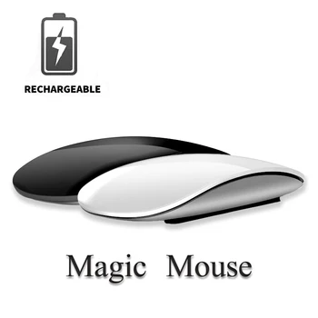 Bluetooth 5.0 безжична мишка безжични Акумулаторна безшумна мулти дъга докосване мишки ултра-тънка магическа мишка за лаптоп Ipad Mac PC
