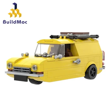 Buildmoc A Only Fools and Horses високотехнологични каскадьорски превозни средства Строителни блокове за автомобили DIY играчки подаръци деца 1967 Reliant Regal Supervan