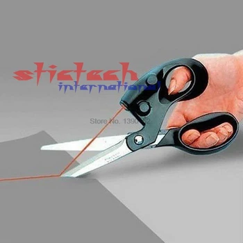 by DHL или EMS 50 бр. 2016 Популярни нови шевни лазерни ножици Разфасовки прави бързи лазерни направлявани ножици
