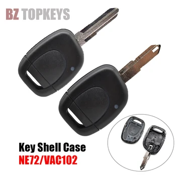 BZTOPKEYS Дистанционен ключ за кола Корпус калъф 1бутон NE72/VAC102 за Renault Master Twingo Kangoo Clio ключодържател Подмяна на капака