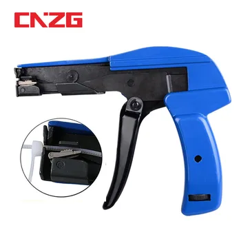 Cable Tie Gun Clamp Fastening Cutting Tool Special For Nylon Width 2.2mm To 4.8mm Guns Automatic Tension Cutoff Heavy Duty Hand