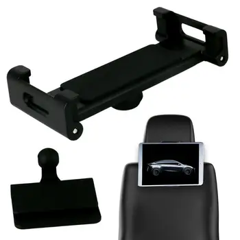 Car Rear Phone Holder Tablet Stand For Car Back Seats Mount Rotatable Black Bracket For Model 3 Y Rotatable Car Mount