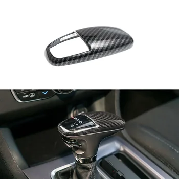 Carbon Fiber Gear Shift Knob Cover Trim за Dodge Challenger / Charger 2015+