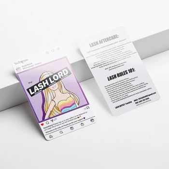 Carddsgn Персонализиран гланциран PVC печат на визитки с двойни страни, отпечатан с лого 0.38mm дебелина свободен дизайн