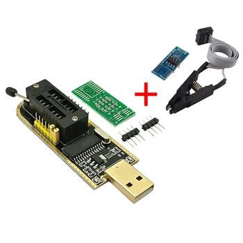 CH341A 24 25 Серия EEPROM Flash BIOS USB програмист модул + SOIC8 SOP8 тест клип за EEPROM 93CXX / 25CXX / 24CXX