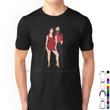 Charli D'amelio и Mark Ballas Dwts 2022 Танцувайки със звездите T Shirt 100% памук Модерен сладък лаптоп Band Албум Ep Cover