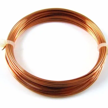 Copper Wire Cu 4N Висока чистота 99.99% за научноизследователски и развойни елементи Метален диаметър 0.05 0.1 0.2mm Дължина 1/2 метър