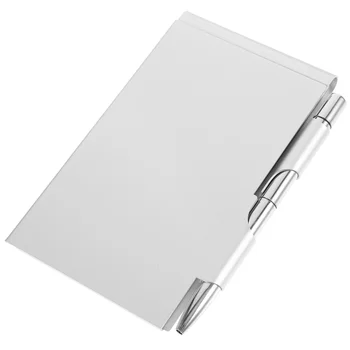 Creative Notebook Pads Metal Notepad -function Planning Pocket Работа с държач за писалка