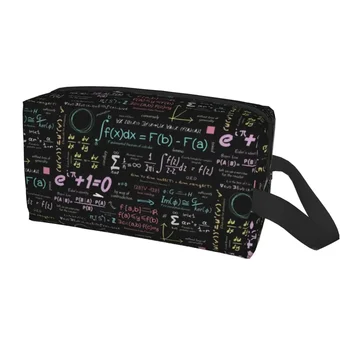 Cute Pure Math Nerd Travel тоалетна чанта за жени Физика наука грим козметичен организатор красота съхранение Dopp комплект