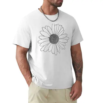 Daisy тениска ризи графични тениски бързосъхнещи тънки годни тениски за мъже