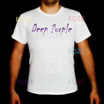 Deep Purple сега какво МЪЖЕ тениска BAND MUSIC облекло риза унисекс дълбоко лилаво