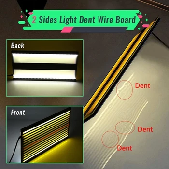 Dent рефлектор LED линия съвет светлина вдлъбнатина ремонт инструменти употреба за кола тялото H9EE