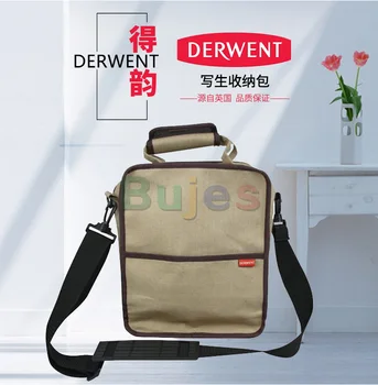  Derwent молив случай, платно носене всички чанта молив притежателя с подвижна презрамка, държи до 132 моливи доставки (2300671)