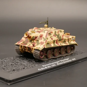Diecast 1/72 мащаб Втората световна война немски танк брониран автомобил сплав резервоар модел колекционерство сувенир сцена орнамент шоу подарък играчка