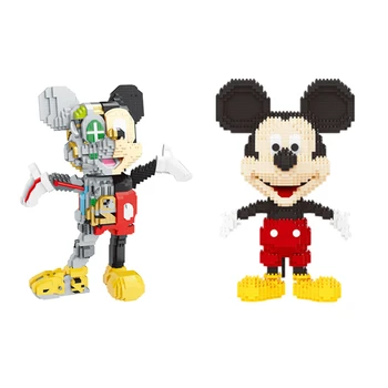 Disney Мики Маус градивни блокове анимационни герои тухлени играчки
