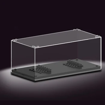 Display Box Speed Champion Модел кутия за съхранение Прахоустойчива кутия Moc Diy градивни блокове за 76914 76906 76900 BaseplateToys