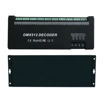DMX512 декодер затъмняване драйвер RGB 30CH LED декодер контролер за лента светлина DC9V-24V (30 канали)