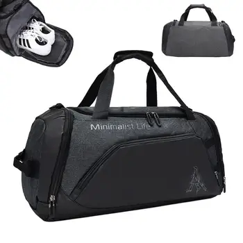Duffle чанта спортни износоустойчиви спортни Duffel чанта пътуване жени Duffel чанта пътуване жени с обувки отделение подарък за семейството