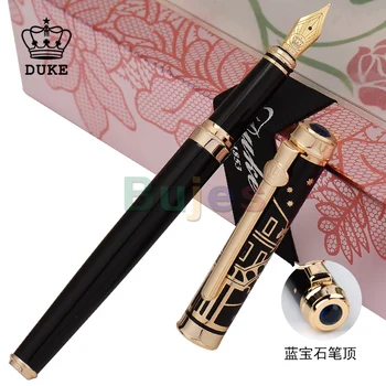 Duke Sapphire Fountain Pen, традиционен китайски стил, луксозен подаръчен комплект за бизнес подпис и колекция