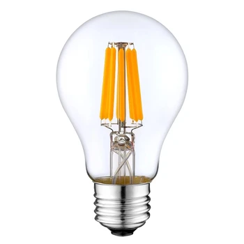 E27 E26 ретро A60 A19 LED крушка с нажежаема жичка светлина 8W 10W Edison реколта ампула балон топка лампа 110V 120V 220V 240V вътрешно осветление
