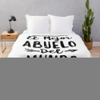 El Mejor Abuelo Del Mundo Дядо Ден на бащата Подарък Хвърли одеяло Мек голям диван хвърлят одеяла