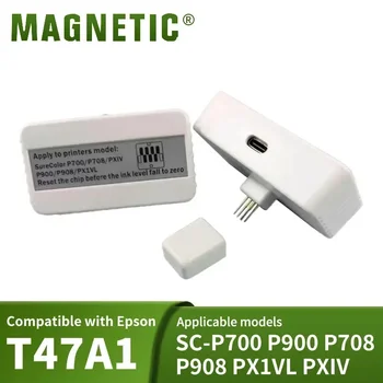 Europe T47A1 T47 T47A мастило касета чип Resetter съвместим за EPSON SC-P700 P708 P900 P908 принтер мастило касета чип декодер