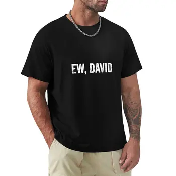Ew David Pop Culture Подаръци за жени и мъже тениска тениска графика тениска празен т ризи реколта дрехи мъже т риза