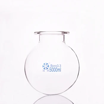 FAPE Еднослойна сферична отворена бутилка с кръгло дъно, 1000ml-5000ml-30000ml, външен диаметър на фланеца 150mm, реакционна колба