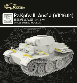 Flyhawk FH3005 1/72 немски Pz. Kpfw II Ausf J(VK.16.01) Комплект модели