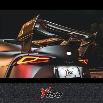 FOR TOYOTA SUPRA A90 Модифицирани въглеродни влакна YISO V2 WING крило BAT KING WING