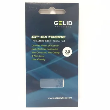 GELID GP-EXTREME 80X40 0.5mm PC CPU GPU Heatsink Охлаждане Северен и Южен мост Видео карта Термична подложка Проводимост W / MK12