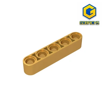 Gobricks GDS-664 Технически, Liftarm Thick 1 x 5 съвместим с LEGO 32316 броя детски DIY образователни градивни елементи