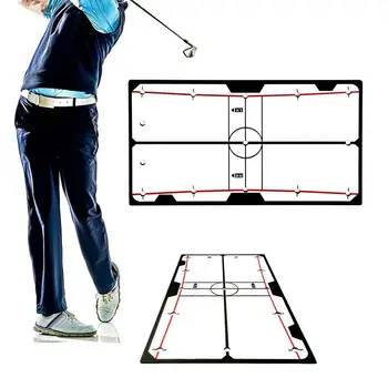 Golf Swing Straight Practice Golf Putting Mirror Alignment Training Aid Swing Trainer Eye Line Golf Accessories