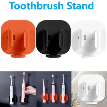 Gravity Sensor Tooth Brush Organizer Rack Wall Mounted Electric Toothbrush Holder Toothbrush Storage Rack No Punch for Bathroom